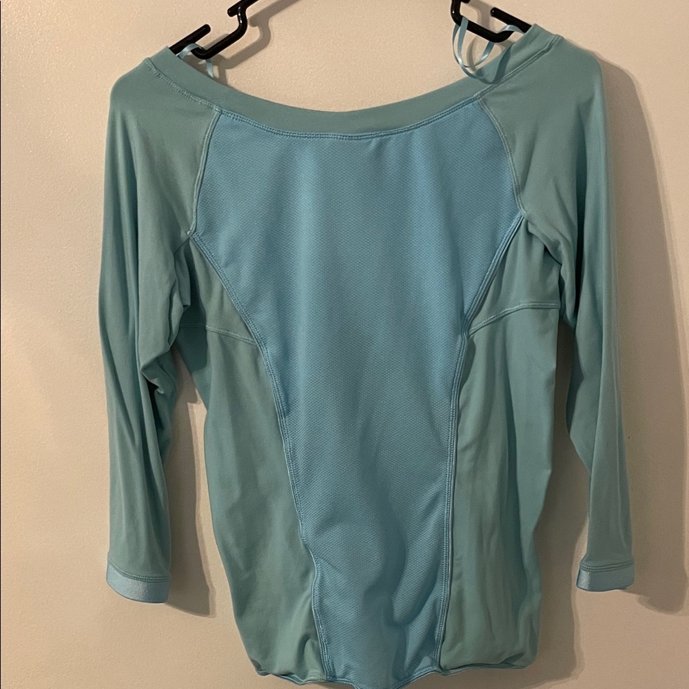 Nike Women's Teal Long Sleeve Top - Picture 2 of 4